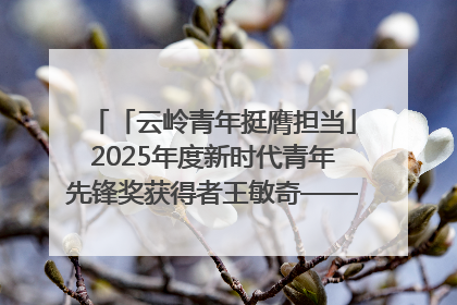「云岭青年挺膺担当」2025年度新时代青年先锋奖获得者王敏奇——澜沧江上好渔人