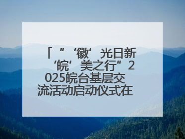 “‘徽’光日新‘皖’美之行”2025皖台基层交流活动启动仪式在芜举行