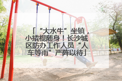 “大水牛”坐镇，小撬棍随身！长沙城区防办工作人员“人车等雨”严阵以待