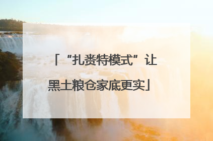“扎赉特模式”让黑土粮仓家底更实