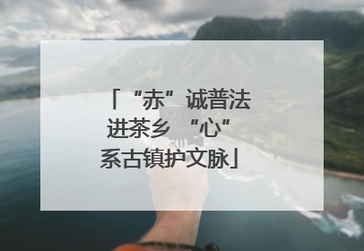 “赤”诚普法进茶乡 “心”系古镇护文脉