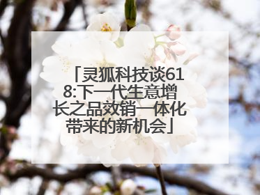 灵狐科技谈618:下一代生意增长之品效销一体化带来的新机会