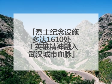 烈士纪念设施多达1610处！英雄精神融入武汉城市血脉