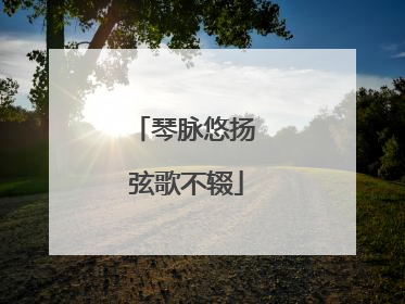 琴脉悠扬 弦歌不辍