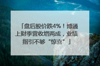 盘后股价跌4%！博通上财季营收增两成，业绩指引不够“惊喜”
