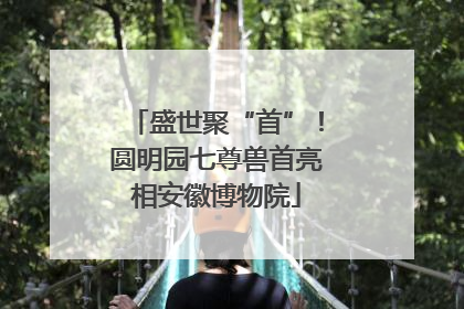 盛世聚“首”！圆明园七尊兽首亮相安徽博物院