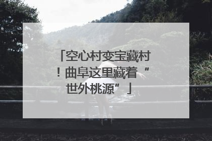 空心村变宝藏村！曲阜这里藏着“世外桃源”