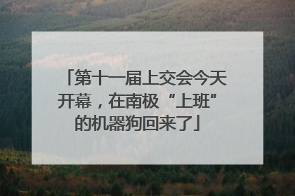 第十一届上交会今天开幕，在南极“上班”的机器狗回来了