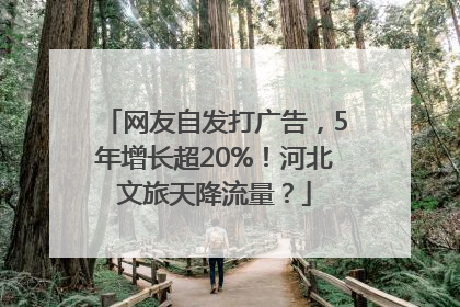 网友自发打广告，5年增长超20%！河北文旅天降流量？