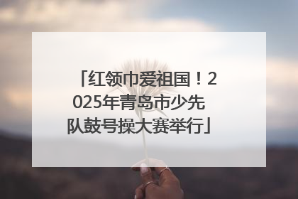 红领巾爱祖国！2025年青岛市少先队鼓号操大赛举行
