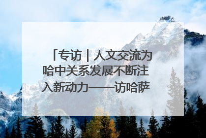 专访｜人文交流为哈中关系发展不断注入新动力——访哈萨克斯坦文化与信息部部长巴拉耶娃