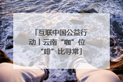 互联中国公益行动丨云南“咖”位“啡”比寻常