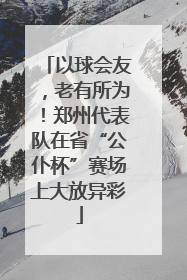 以球会友，老有所为！郑州代表队在省“公仆杯”赛场上大放异彩