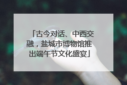 古今对话、中西交融，盐城市博物馆推出端午节文化盛宴