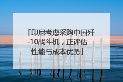 印尼考虑采购中国歼-10战斗机，正评估性能与成本优势