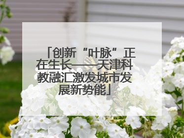 创新“叶脉”正在生长——天津科教融汇激发城市发展新势能