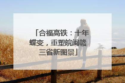 合福高铁：十年蝶变，重塑皖闽赣三省新图景