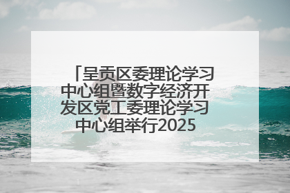 呈贡区委理论学习中心组暨数字经济开发区党工委理论学习中心组举行2025年第七次学习会议