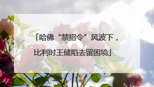哈佛“禁招令”风波下，比利时王储陷去留困境