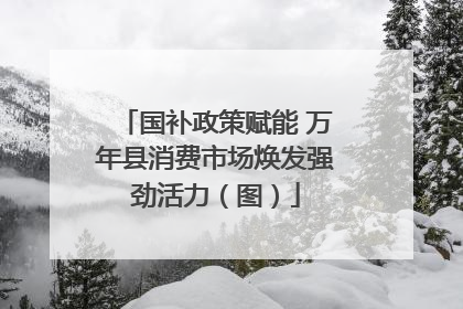 国补政策赋能 万年县消费市场焕发强劲活力（图）