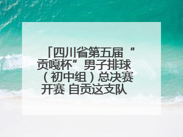 四川省第五届“贡嘎杯”男子排球（初中组）总决赛开赛 自贡这支队伍打进半决赛