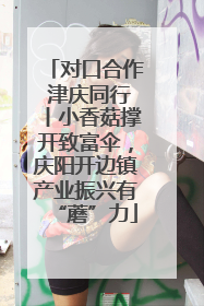 对口合作 津庆同行丨小香菇撑开致富伞，庆阳开边镇产业振兴有“蘑”力