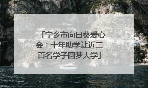 宁乡市向日葵爱心会：十年助学让近三百名学子圆梦大学