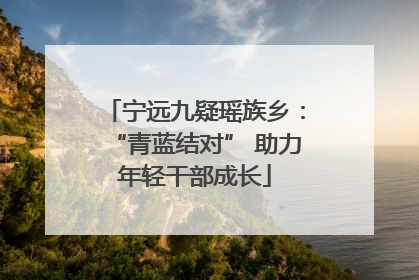 宁远九疑瑶族乡：“青蓝结对” 助力年轻干部成长