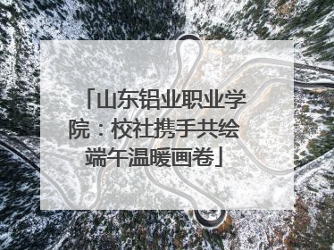 山东铝业职业学院：校社携手共绘端午温暖画卷