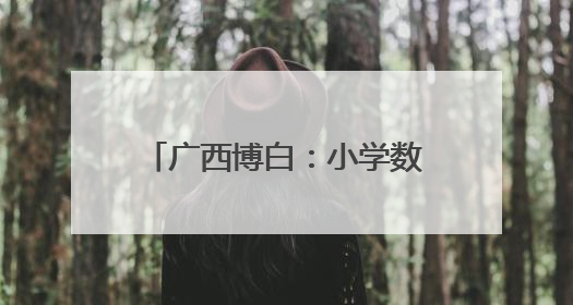 广西博白：小学数学改革培养一大批“速算小能手”