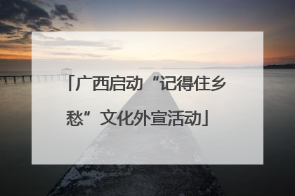 广西启动“记得住乡愁”文化外宣活动
