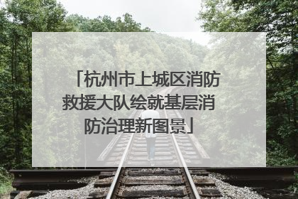 杭州市上城区消防救援大队绘就基层消防治理新图景