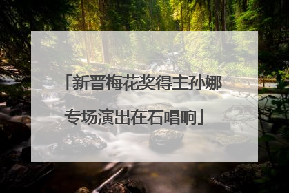 新晋梅花奖得主孙娜专场演出在石唱响
