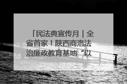 民法典宣传月｜全省首家！陕西商洛法治廉政教育基地“以案说纪”润人心