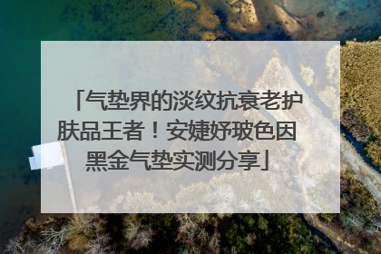气垫界的淡纹抗衰老护肤品王者！安婕妤玻色因黑金气垫实测分享