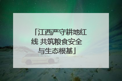 江西严守耕地红线 共筑粮食安全与生态根基