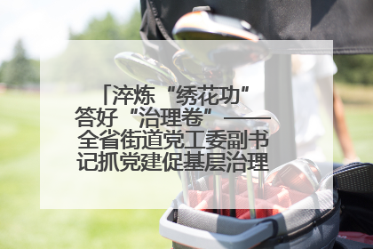 淬炼“绣花功” 答好“治理卷”——全省街道党工委副书记抓党建促基层治理培训示范班侧记