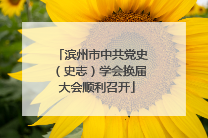 滨州市中共党史（史志）学会换届大会顺利召开