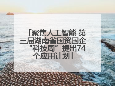 聚焦人工智能 第三届湖南省国资国企“科技周”提出74个应用计划