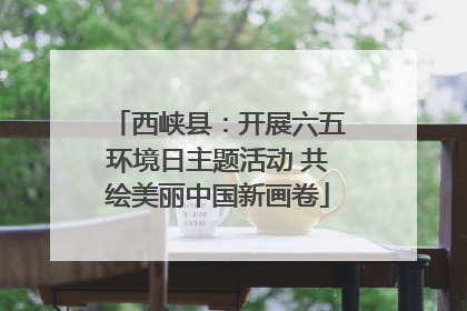 西峡县：开展六五环境日主题活动 共绘美丽中国新画卷