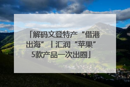 解码文登特产“借港出海”丨汇润“苹果”5款产品一次出圈