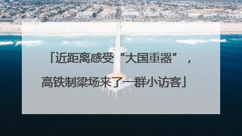 近距离感受“大国重器”，高铁制梁场来了一群小访客