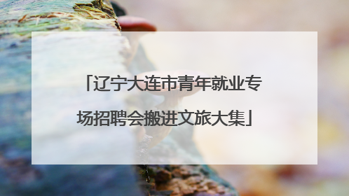 辽宁大连市青年就业专场招聘会搬进文旅大集