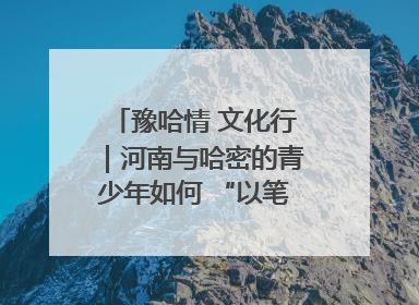 豫哈情 文化行｜河南与哈密的青少年如何 “以笔会友”？这场书画展藏着答案