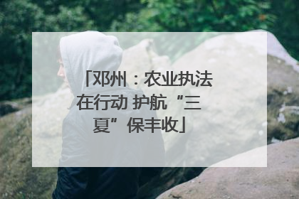 邓州：农业执法在行动 护航“三夏”保丰收