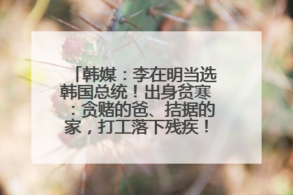 韩媒：李在明当选韩国总统！出身贫寒：贪赌的爸、拮据的家，打工落下残疾！如今仍官司缠身