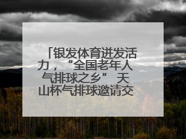 银发体育迸发活力，“全国老年人气排球之乡” 天山杯气排球邀请交流赛举行