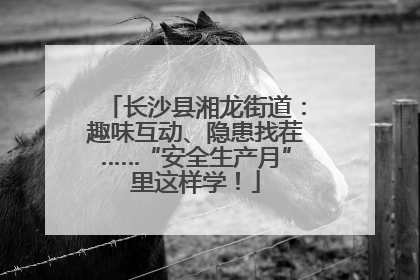 长沙县湘龙街道：趣味互动、隐患找茬……“安全生产月”里这样学！