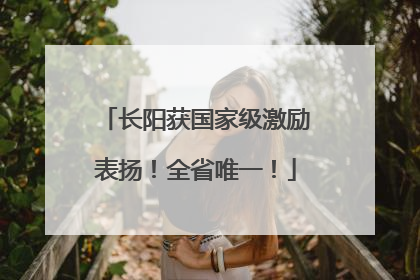 长阳获国家级激励表扬！全省唯一！