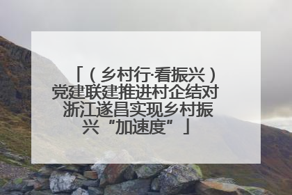 （乡村行·看振兴）党建联建推进村企结对 浙江遂昌实现乡村振兴“加速度”